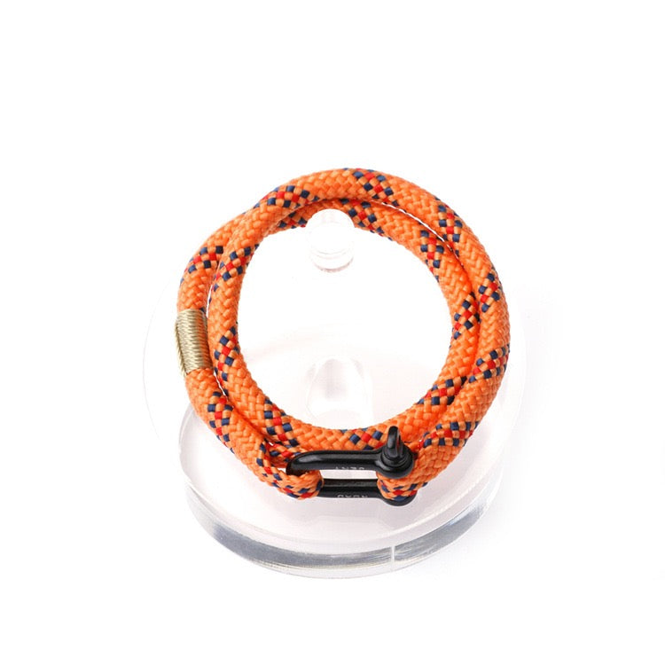 Men’s Bracelet, Durable Rope Wristband for Men, Versatile Pulseras Para Hombres - Waterproof, Magnetic Clasp, Ideal for Outdoor & Fashion