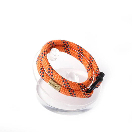 Men’s Bracelet, Durable Rope Wristband for Men, Versatile Pulseras Para Hombres - Waterproof, Magnetic Clasp, Ideal for Outdoor & Fashion